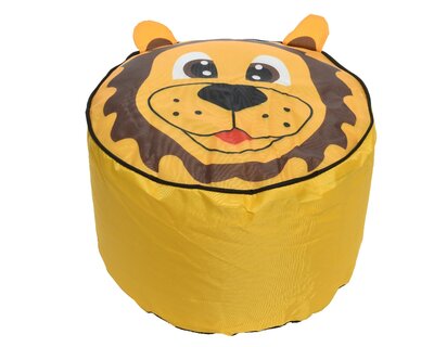 Stool Polyester Lion Yellow