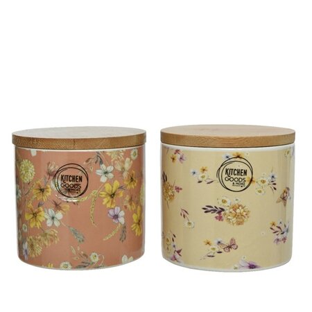 Storage Pot Porcelain Dia10.00-H9.50cm Asst