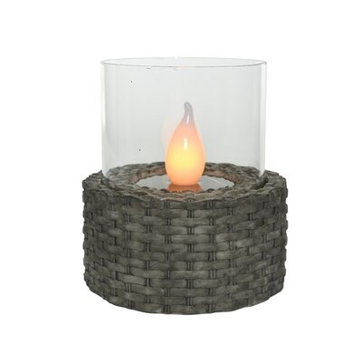 Table Light Polyresin Anthracite D12X13.5Cm-14L