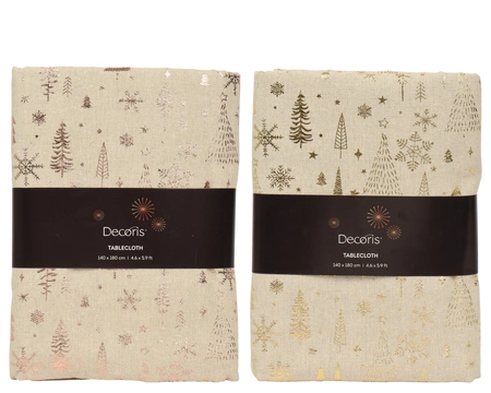 Tablecloth Beige L.140cm x W.180cm - image 1