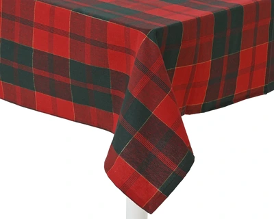 Tablecloth Cotton Green/Red L.180cm x W.140cm - image 2