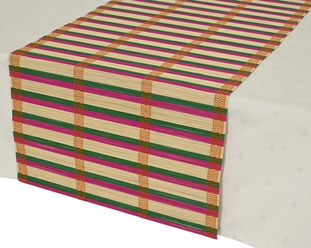 Tablerunner Bamboo 3Col  Asst. L.40Cm X W.140Cm - image 3