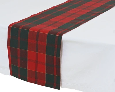 Tablerunner Cotton Green/Red L.150cm x W.30cm - image 2