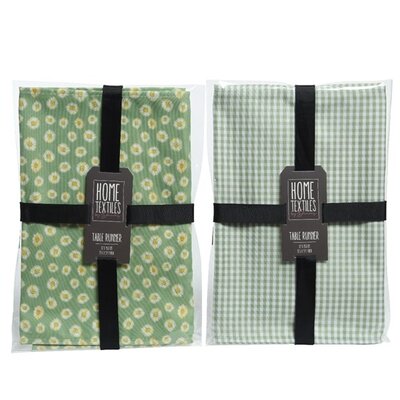 Tablerunner Polyester L32.00-W150.00-H0.50cm Green