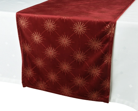 Tablerunner Polyester red L1.4m-W40 - image 2