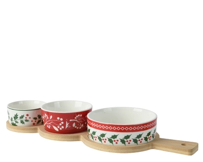 Tapas Set Porcelain multi L35-W12