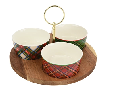 Tapas Set Stoneware Multi D.20cm