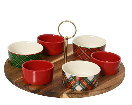 Tapas Set Stoneware Multi D.29cm - image 1