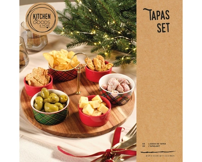 Tapas Set Stoneware Multi D.29cm - image 3