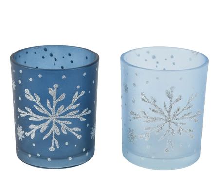 Tealightholder Glass Asst. dia7