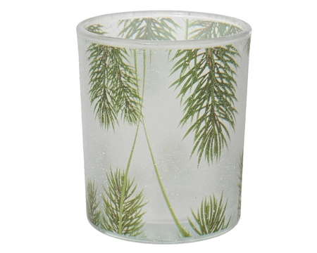 Tealightholder Glass green/colour dia7