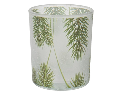 Tealightholder Glass green/colour dia7