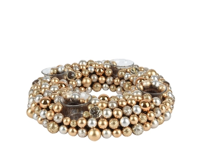 Tealightholder Shatterproof light gold dia33-H7cm - image 1