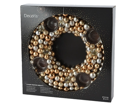 Tealightholder Shatterproof light gold dia33-H7cm - image 2