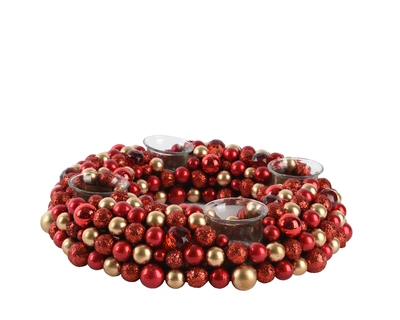 Tealightholder Shatterproof red dia33-H7cm - image 1
