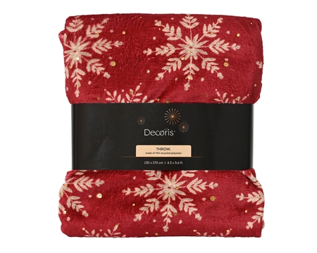 Throw Burgundy L.170cm x W.130cm - image 1