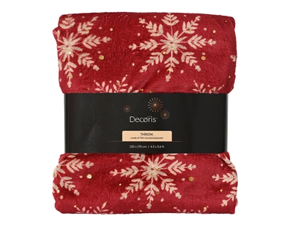 Throw Burgundy L.170cm x W.130cm - image 1