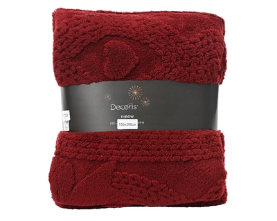Throw Polyester burgundy L1.5m-W200cm - image 1