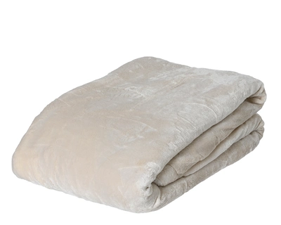 Throw Polyester cream L130-W170