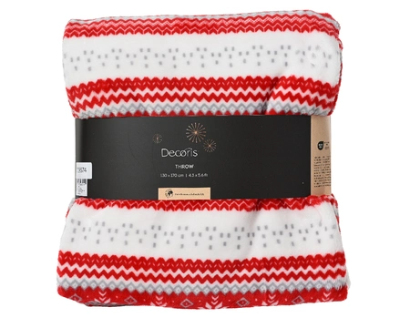 Throw Polyester red L1.3m - image 1