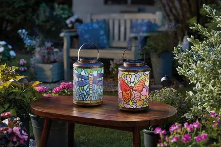 Tiffany Butterfly Lantern - image 3