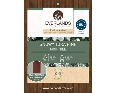 Tora Pine Snowy green/white dia30-H80cm - image 2
