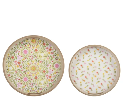 Tray Mdf Dia30.00-H4.00Cm White - image 2