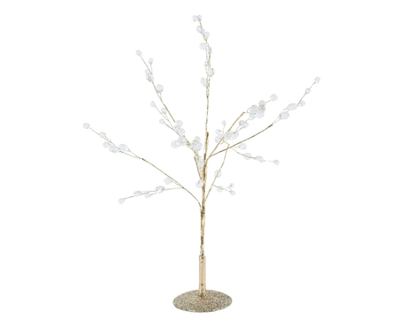 Tree Acrylic gold/clear dia30-H60cm