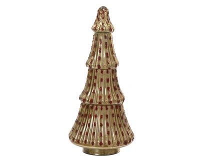 Tree Glass Gold  H.38cm