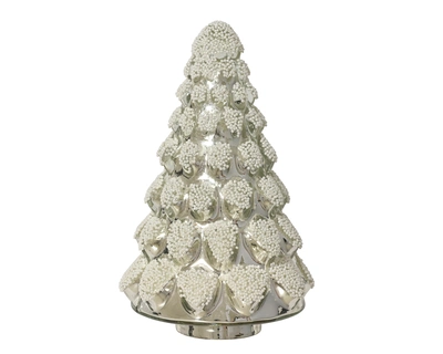 Tree Glass Silver H.23cm