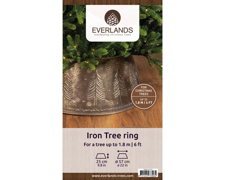 Tree Ring Iron Bronze Antique D.57cm x H.25cm - image 3