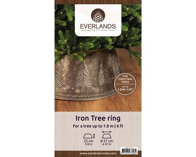 Tree Ring Iron Bronze Antique D.57cm x H.25cm - image 3
