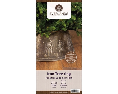 Tree Ring Iron Bronze Antique D.70cm x H.27cm - image 3