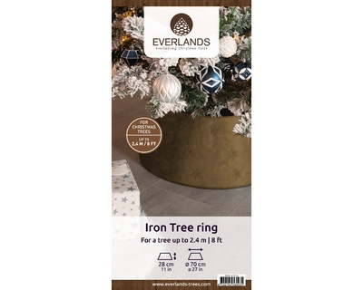 Tree Ring Iron Gold Antique Dia70-H28cm - image 2