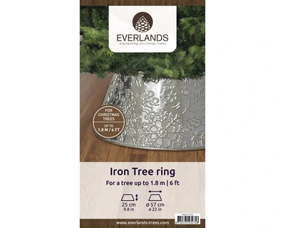 Tree Ring Iron Silver D.59cm x H.25cm - image 2