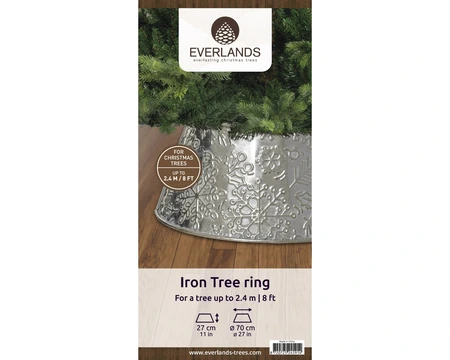 Tree Ring Iron Silver D.70cm x H.27cm - image 2