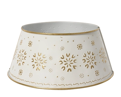 Tree Ring Iron White/Gold D.70cm x H.27cm