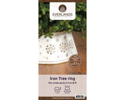 Tree Ring Iron White/Gold D.70cm x H.27cm - image 3