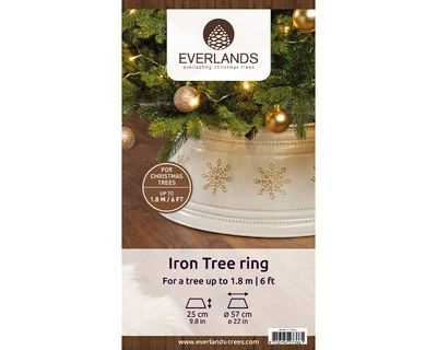 Tree Ring Iron white/gold dia57-H25cm - image 2