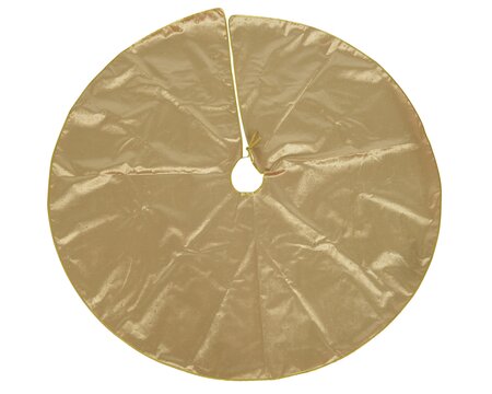 Tree Skirt Polyester Gold