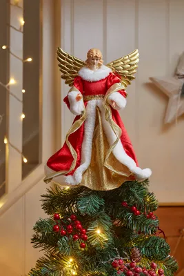 TreeTop Angel - Red