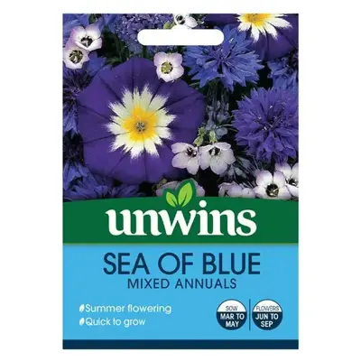 Unwins Sea of Blue Mixed Annuals