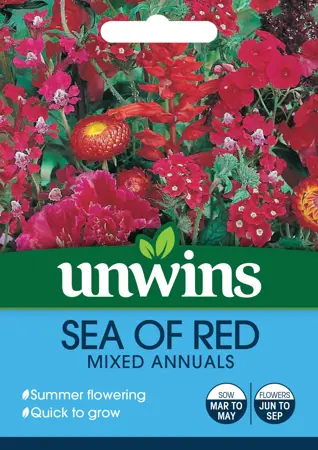 Unwins Sea of Red Mixed Annuals - image 1