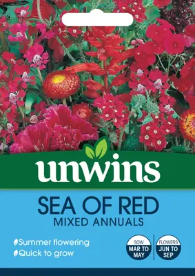 Unwins Sea of Red Mixed Annuals - image 2