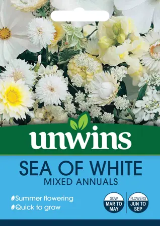 Unwins Sea of White Mixed Annuals - image 1