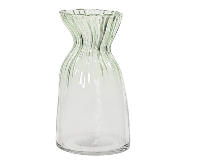 Vase Gl Solid Color  H25.00cm light green