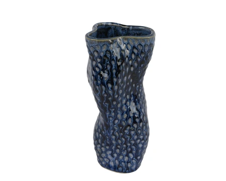 Vase Porcelain Blue/Colour(S) D.12.5Cm X H.26Cm