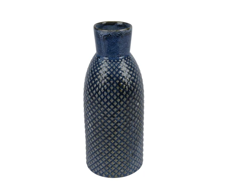 Vase Porcelain Blue/Colour(S) D.13Cm X W.13Cm X H.43.5Cm