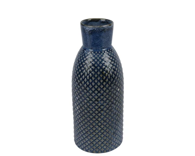 Vase Porcelain Blue/Colour(S) D.13Cm X W.13Cm X H.43.5Cm