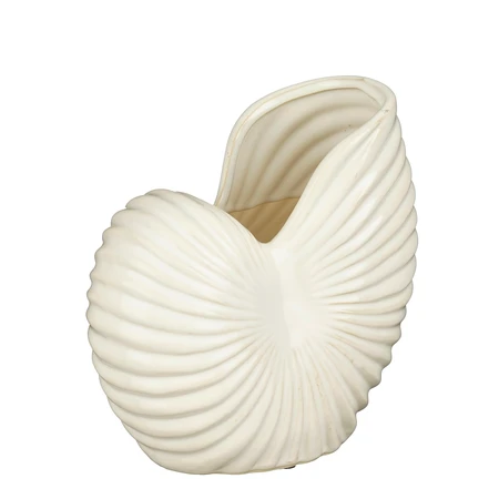 Vase Shell Off White - L20Xw20Xh9,5Cm